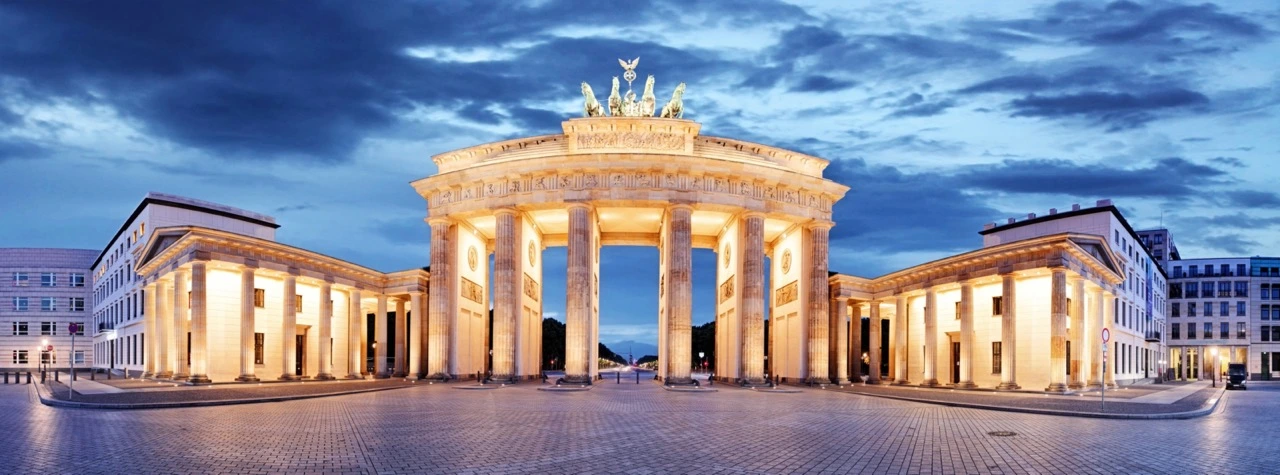 Brandenburg Gate in Berlin, Germany.