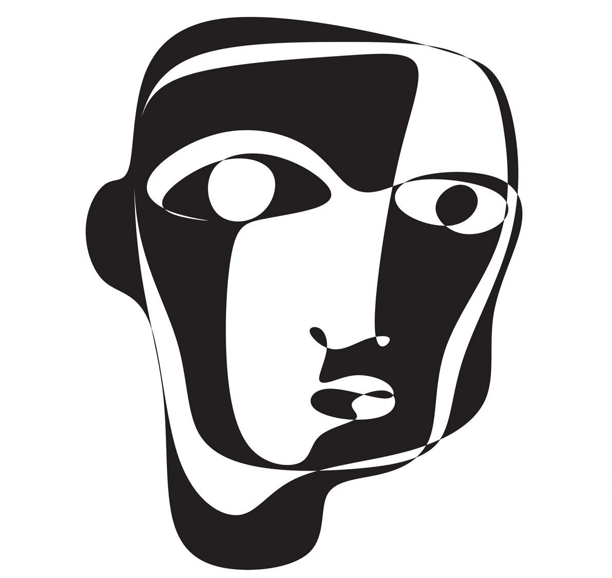 Abstract image of a face.